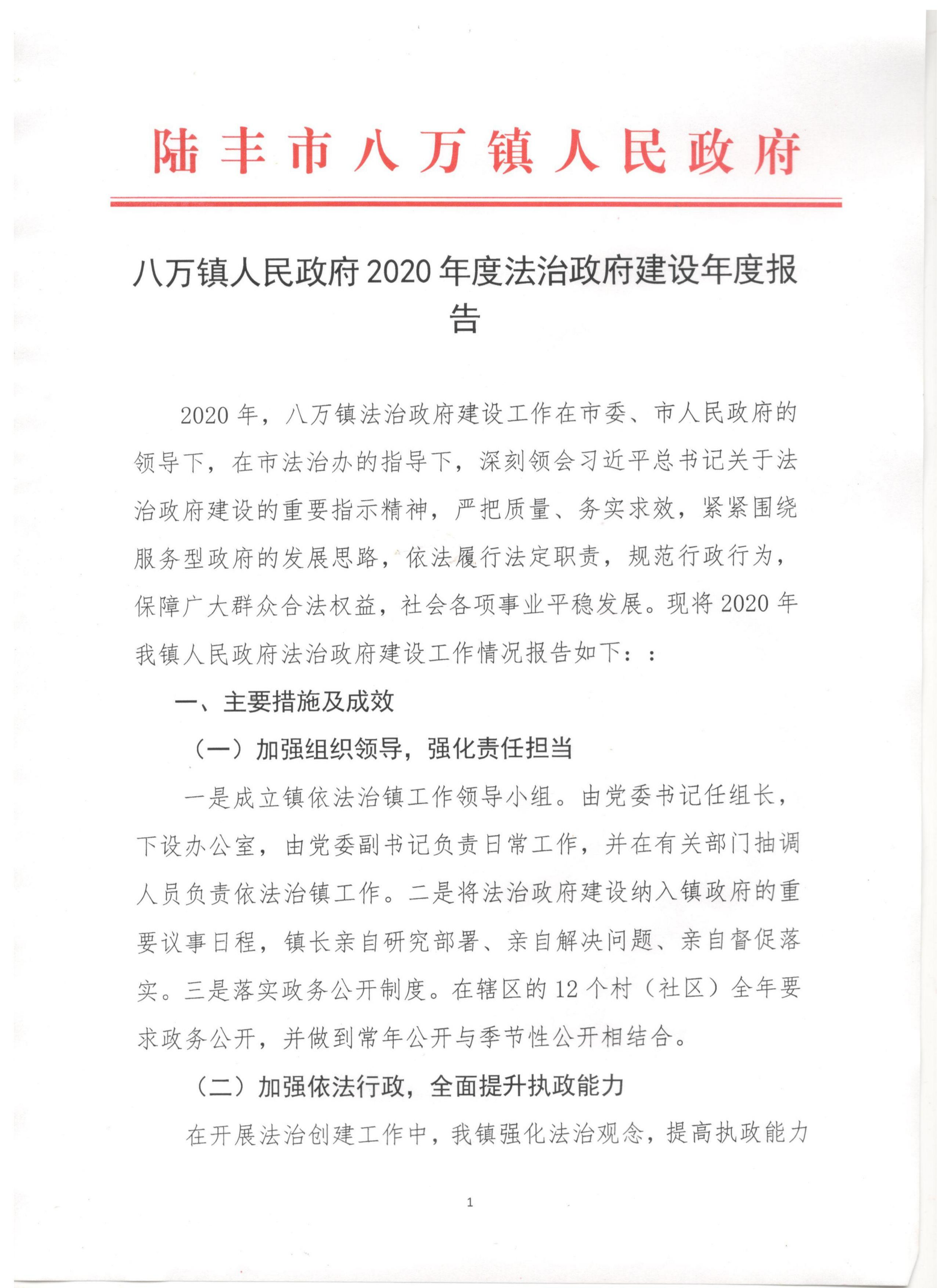 八萬鎮(zhèn)人民政府2020年度法治政府建設(shè)年度報(bào)告_00.png